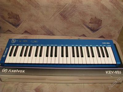 Лот: 1137109. Фото: 1. Миди-клавиатура Axelvox KEY49j... Клавишные