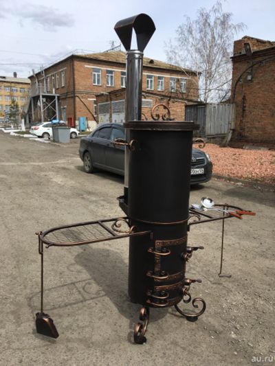 Лот: 7231947. Фото: 1. Печь под казан плюс коптильня... Мангалы, грили, коптильни