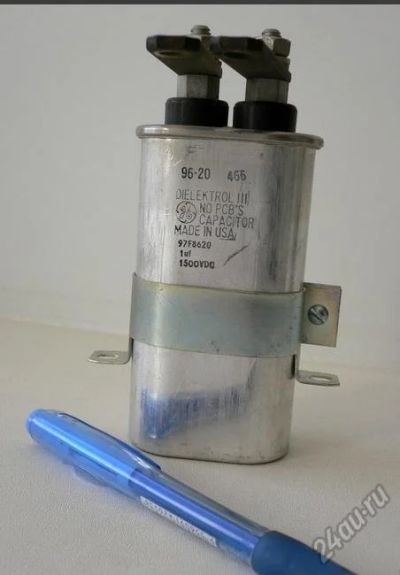 Лот: 5724074. Фото: 1. Конденсатор 1 мкФ 1500 В. Конденсаторы