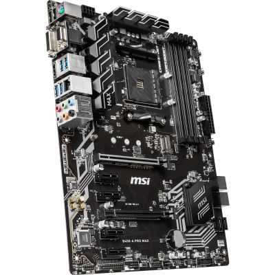 Лот: 15754894. Фото: 1. Материнская плата MSI B450 PRO... Материнские платы