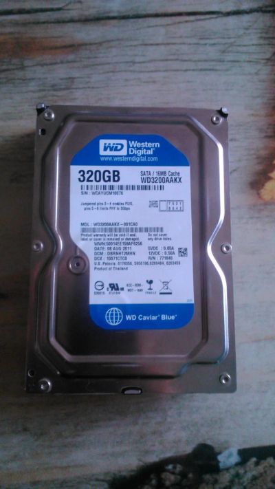 Лот: 11353478. Фото: 1. HDD Western Digital 320 gb. Жёсткие диски (HDD)