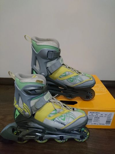 Лот: 11603100. Фото: 1. Роликовые коньки Rollerblade Micro300G... Роликовые коньки, скейтборды, самокаты