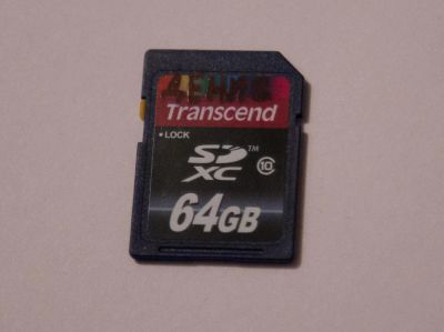 Лот: 4904506. Фото: 1. Карта памяти 64ГБ Transcend SDXC... Карты памяти