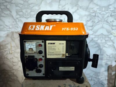 Лот: 20008975. Фото: 1. Генератор бензиновый SKAT УГБ-950... Бензо-, мотоинструмент