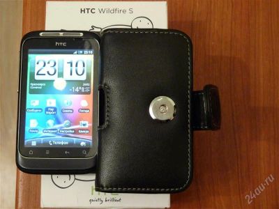 Лот: 2553950. Фото: 1. HTC WILDFIRE S на гарантии + кожаный... Смартфоны