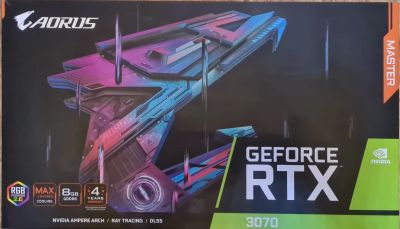 Лот: 17764974. Фото: 1. Aorus GeForce RTX 3070 Master... Видеокарты