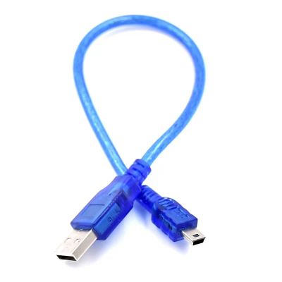 Лот: 14994387. Фото: 1. Кабель USB miniUSB 0.3 м шнер... Шлейфы, кабели, переходники