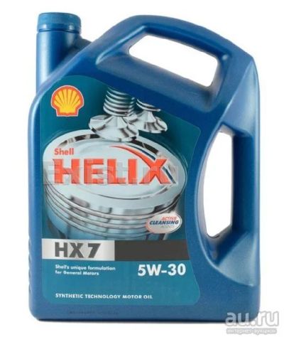 Лот: 9073293. Фото: 1. Shell Helix HX7 5W-30 4L. Масла, жидкости