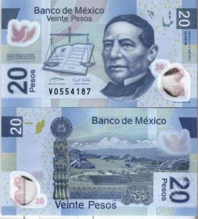 Лот: 2564410. Фото: 1. Мексика / Mexico 20 Pesos / 20... Америка