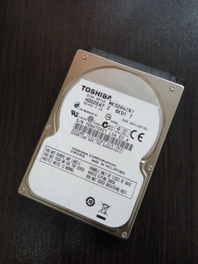 Лот: 9690553. Фото: 1. Toshiba MK3264GSY 320 Gb Для ноутбука... Жёсткие диски (HDD)