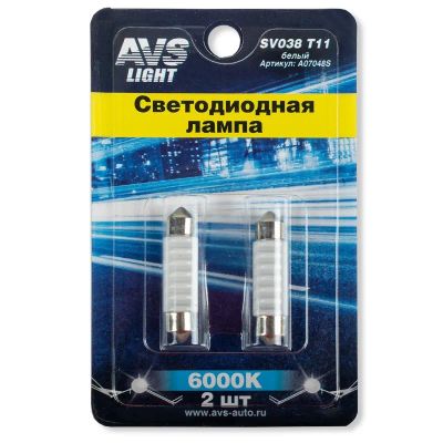 Лот: 20584515. Фото: 1. SV038 T11/белый/ (SV8,5) 8SMD... Оптика и освещение
