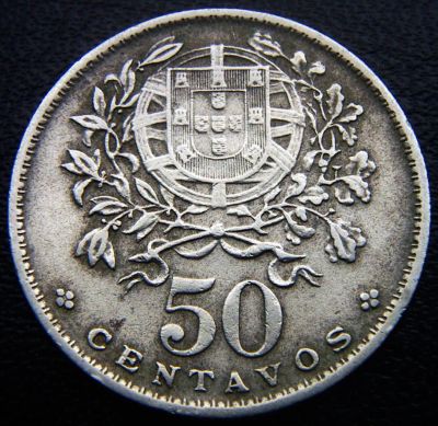 Лот: 9404960. Фото: 1. Португалия 50 сентаво 1962. Европа
