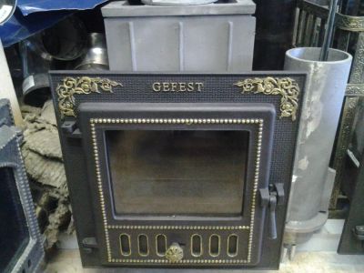 Лот: 4733997. Фото: 1. Чугунная банная печь Gefest 3. Печи для бани, сауны