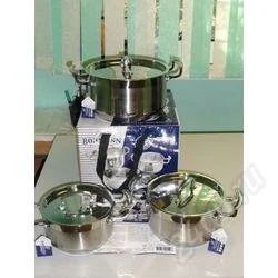 Лот: 1678135. Фото: 1. Набор Посуды BOHMANN BH-0606. Сковороды и сотейники