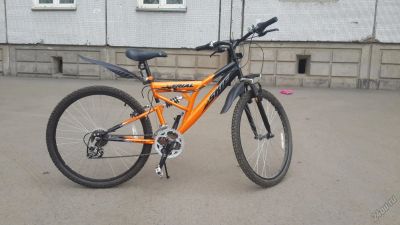 Лот: 5543107. Фото: 1. велосипед горный skif trial оранжевый. Велосипеды