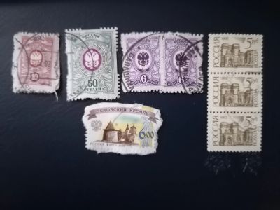 Лот: 25056923. Фото: 1. Марки с конвертов. Россия. Марки