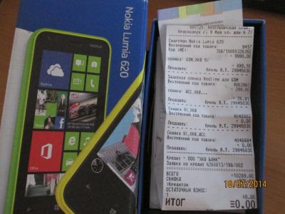 Лот: 4305370. Фото: 1. nokia lumia 620 читаем описание... Смартфоны