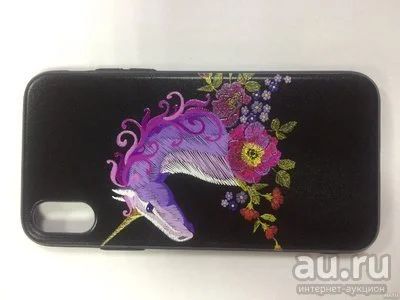 Лот: 12999927. Фото: 1. Чехол iPhone X/ XS Cutepro Embroidery... Чехлы, бамперы