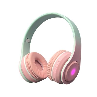 Лот: 22143586. Фото: 1. BLUETOOTH ГАРНИТУРА RKD-96 Blue-Pink. Наушники, гарнитуры