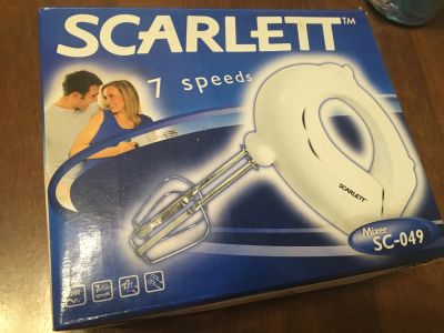 Лот: 11128884. Фото: 1. миксер Scarlett SC-049. Кухонная