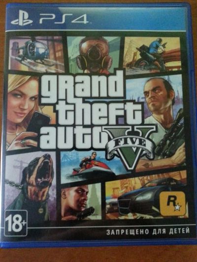 Лот: 6468393. Фото: 1. GTA V для PS4. Игры для консолей