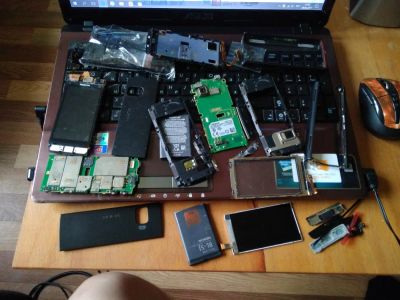 Лот: 9810355. Фото: 1. потроха nokia x6. Смартфоны