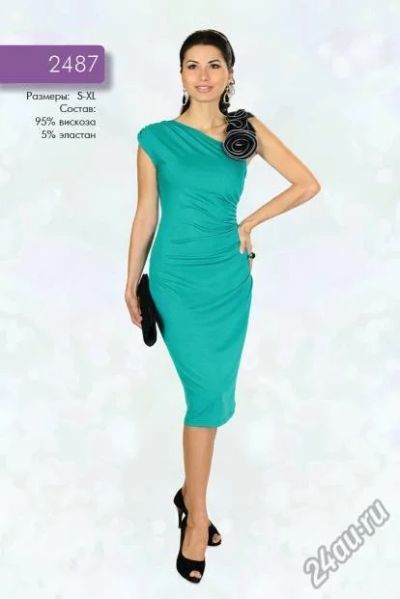 Лот: 7396133. Фото: 1. Платье трикотажное свободного... Платья