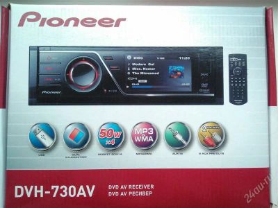 Лот: 2040779. Фото: 1. Магнитола Pioneer DVH-730AV (NEW... Автомагнитолы