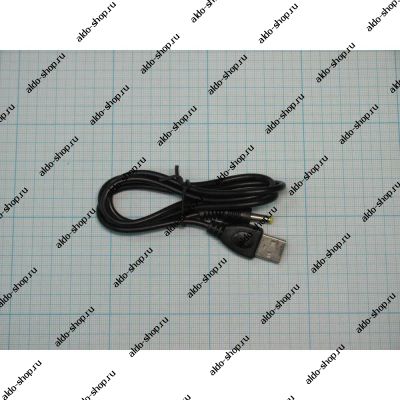 Лот: 12309847. Фото: 1. USB Кабель DC 4.0x1.7 (80cm) black. Шлейфы, кабели, переходники