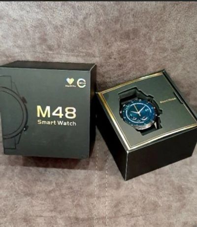 Лот: 25805738. Фото: 1. Smart watch m48 новые. Смарт-часы, фитнес-браслеты, аксессуары
