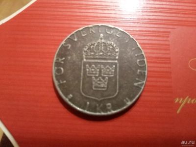 Лот: 10671704. Фото: 1. Швеция 1 крона 1973 король Карл... Европа