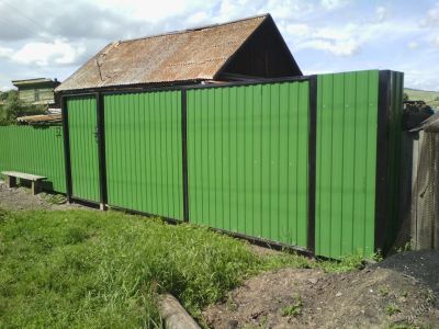 Лот: 5299921. Фото: 1. ворота зеленые. Ворота, заборы, шлагбаумы