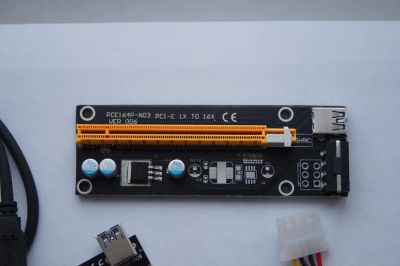 Лот: 11237209. Фото: 1. Райзер Riser PCI-E для GPU. Платы расширения, контроллеры, доп. порты