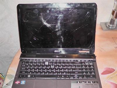 Лот: 1997696. Фото: 1. Разбитый ноутбук Acer. Другое (комплектующие)