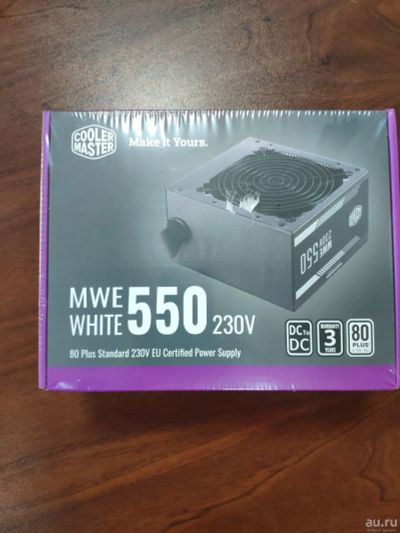 Лот: 17795327. Фото: 1. Блок питания CoolerMaster MWE... Корпуса, блоки питания
