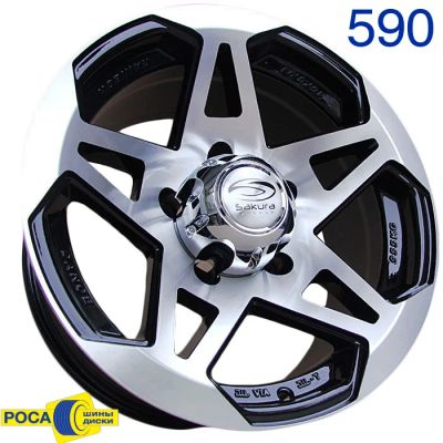 Лот: 3415865. Фото: 1. Комплект дисков Sakura Wheels... Диски