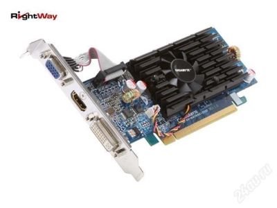 Лот: 1107821. Фото: 1. GIGABYTE GeForce 210 - 512Mb Гарантия... Видеокарты