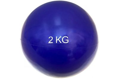 Лот: 25023290. Фото: 1. Медбол 2кг, d13см Sportex HKTB9011-2... Фитнес, аэробика и гимнастика