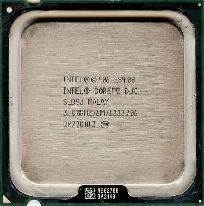 Лот: 8616043. Фото: 1. Intel Core 2 Duo E8400 (3,0GHz... Процессоры