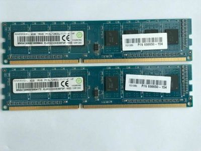 Лот: 16474666. Фото: 1. Ramaxel 8Gb (2x4Gb) DDR3 PC3L-12800... Оперативная память