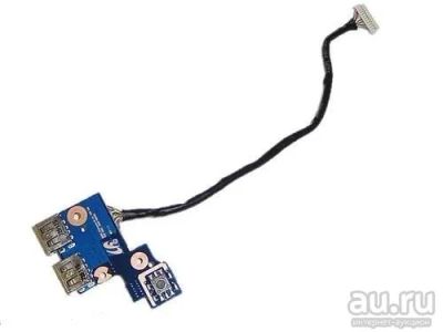 Лот: 13487375. Фото: 1. USB плата с кнопкой старта ноутбука... Платы расширения, контроллеры, доп. порты