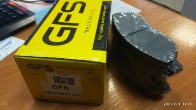 Лот: 17166923. Фото: 1. Honda 45022-S01-A02 Колодки GFS... Тормозная система