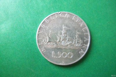 Лот: 15276836. Фото: 1. 500 лир 1958 г. Италия.Корабли... Европа