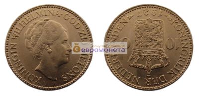Лот: 19532529. Фото: 1. Нидерланды 10 гульденов 1927 год... Европа