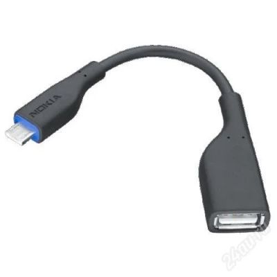 Лот: 2964926. Фото: 1. Адаптер Nokia CA-157 для USB OTG... Дата-кабели, переходники