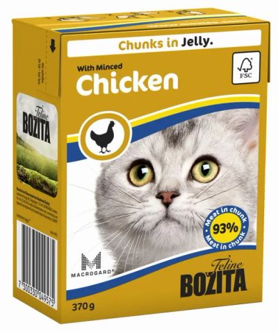 Лот: 4546701. Фото: 1. Bozita Feline Minced Chicken... Корма