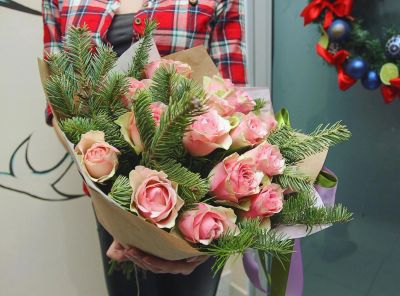 Лот: 8240323. Фото: 1. Сборный букет. Цветы на Щорса... Свежие цветы