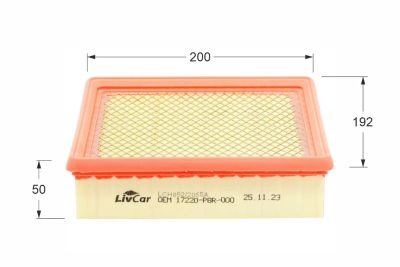 Лот: 25227294. Фото: 1. Фильтр воздушный A-852 LivCar. Расходные материалы