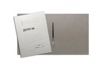 Лот: 15871526. Фото: 1. Папка скоросшиватель Дело, картон. Папки, портфели