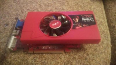 Лот: 8494074. Фото: 1. Видеокарта VTX3D Radeon HD 6770... Видеокарты